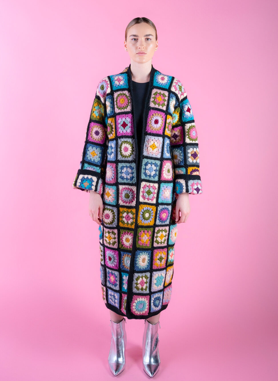 ALICE Oversize Wool Coat Face View