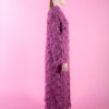 Floral Wool Cardigan - 2022 Radiant Orchid Right View