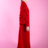 Juliette Wool Coat-Red-right view