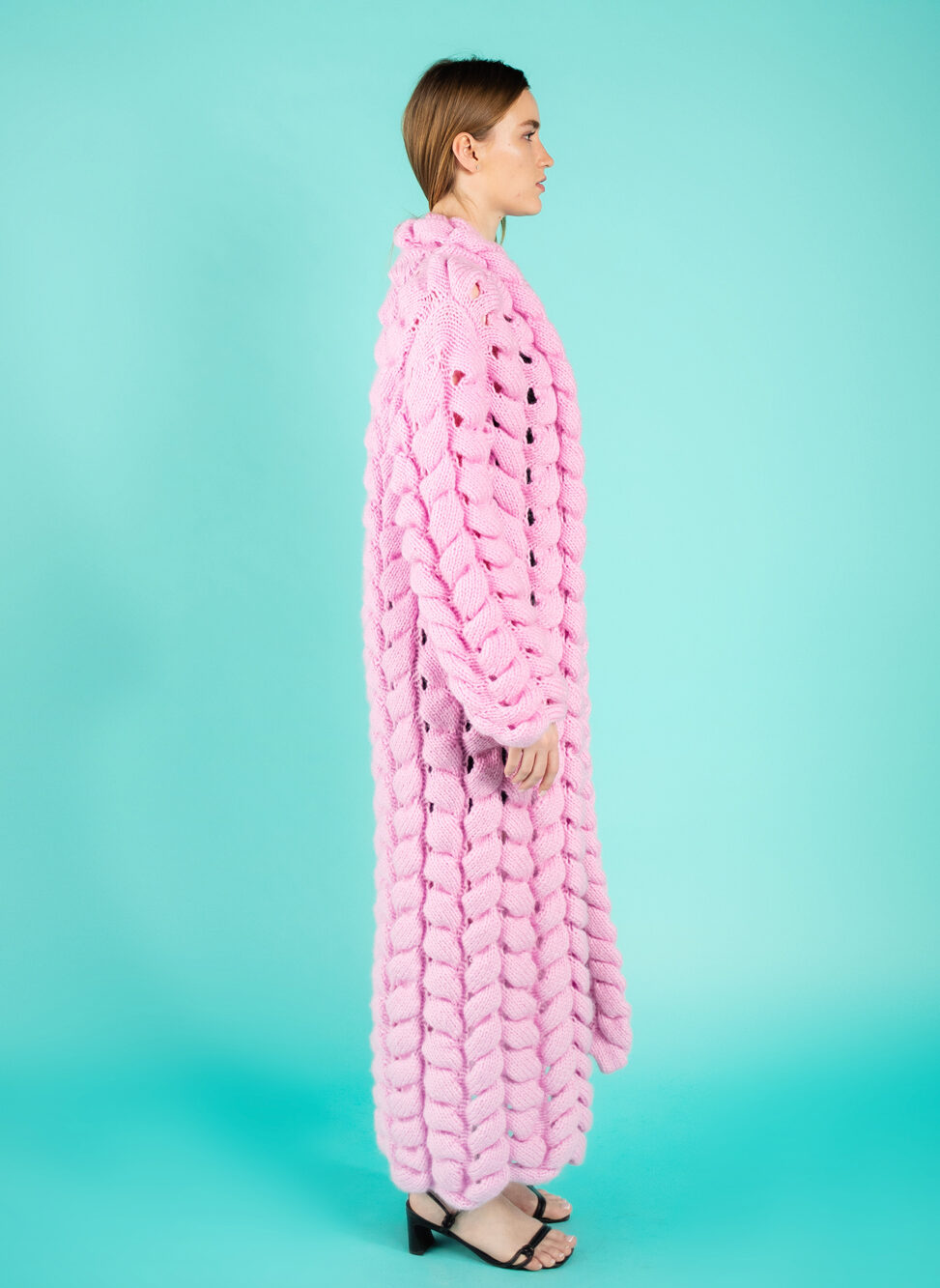 Amelie Wool Coat - Pink 2022-right view