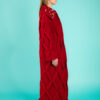 Marcella Wool Coat - Red 2022 right view