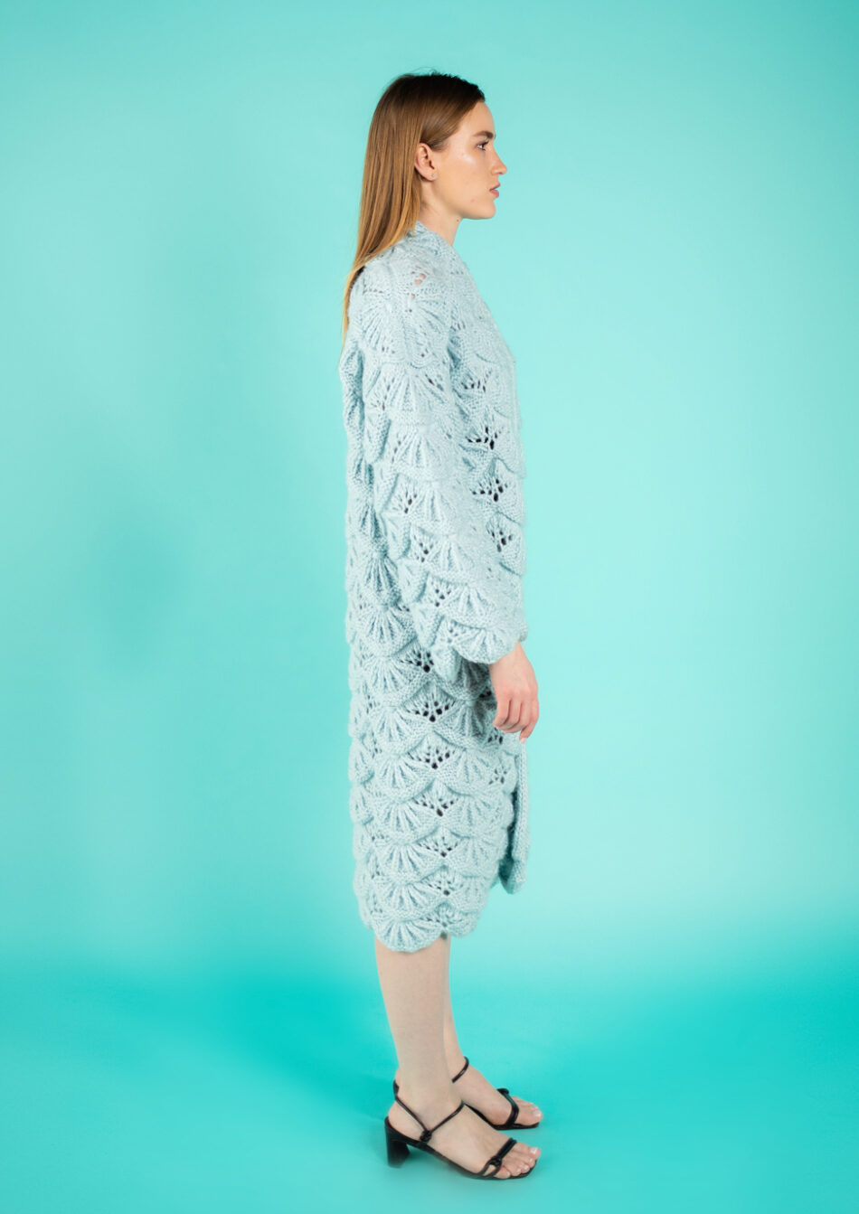 Nymph Wool Cardigan 2022-Baby Blue-Right View