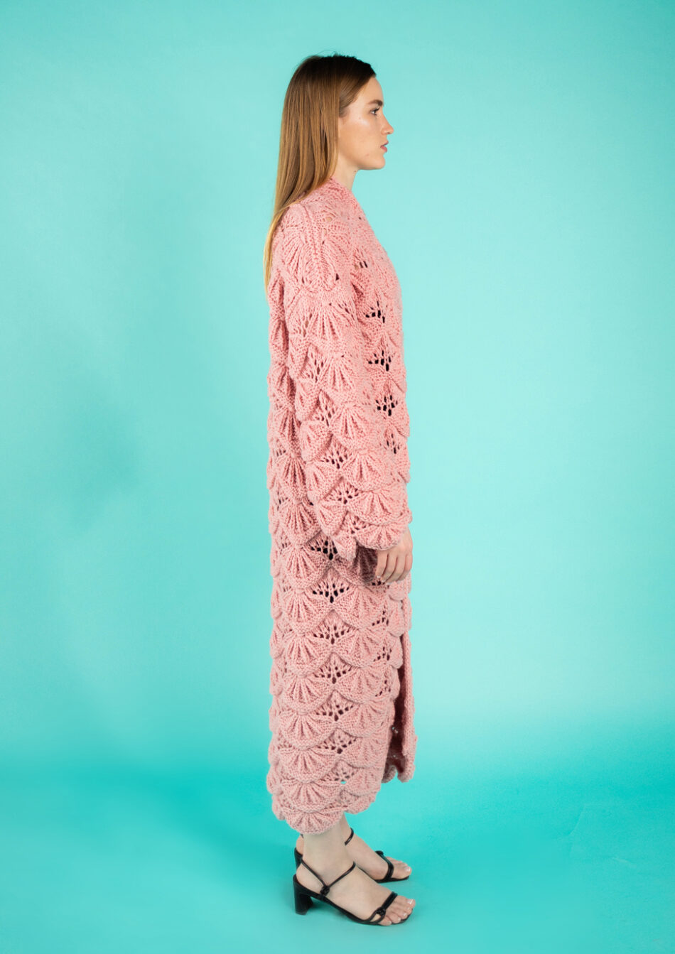 Nymph Wool Cardigan – 2022-Baby Pink-right view