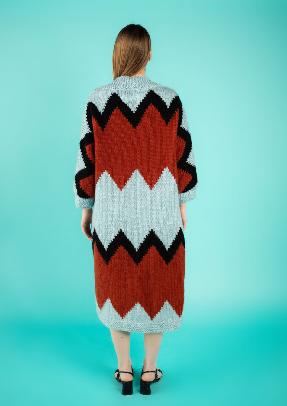 Voyage Oversized Wool Coat 2022-back view