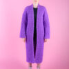 camellia wool cardigan-electric purple-2022-face view